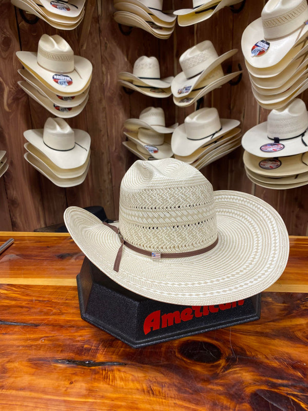 American Straw Hat TC8910 S-117 4 1/4" JBZ Brim-Straw Cowboy Hats-American Hat Co.-Lucky J Boots & More, Women's, Men's, & Kids Western Store Located in Carthage, MO