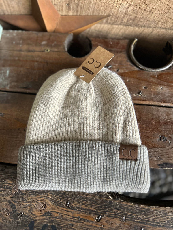 C.C Reversible Two-Tone Slouchy Beanie-Beanie/Gloves-C.C Beanies-Lucky J Boots & More, Women's, Men's, & Kids Western Store Located in Carthage, MO