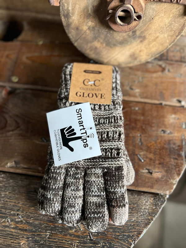 C.C Multi Color Lined Glove-Gloves-C.C Beanies-Lucky J Boots & More, Women's, Men's, & Kids Western Store Located in Carthage, MO