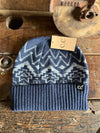 C.C Cuffed Southwestern Print Beanie-Beanie/Gloves-C.C Beanies-Lucky J Boots & More, Women's, Men's, & Kids Western Store Located in Carthage, MO