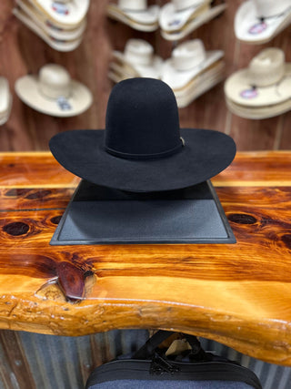 Rodeo King 60X Black Hat 5-3/4" Crown-Felt Cowboy Hats-Rodeo King-Lucky J Boots & More, Women's, Men's, & Kids Western Store Located in Carthage, MO