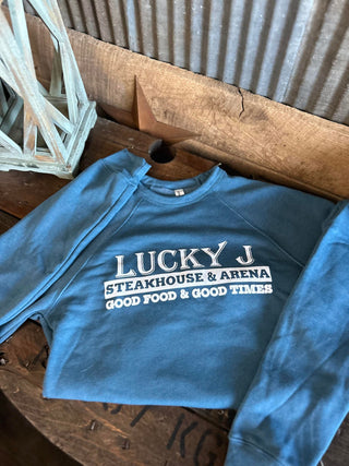 LJ Bella Sweatshirt-Sweatshirts-The Dugout-Lucky J Boots & More, Women's, Men's, & Kids Western Store Located in Carthage, MO