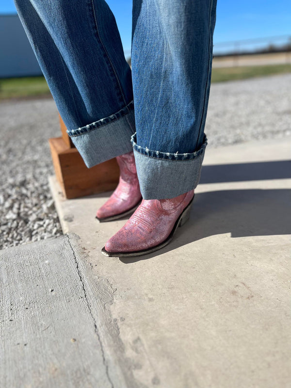 Liberty Black Sienna Boots in Rosa *FINAL SALE*-Women's Booties-Liberty Black-Lucky J Boots & More, Women's, Men's, & Kids Western Store Located in Carthage, MO