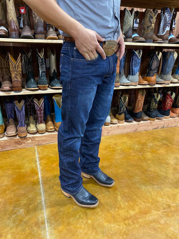 Men's Olathe Black Wyoming Tall Top Boots - Main Image
