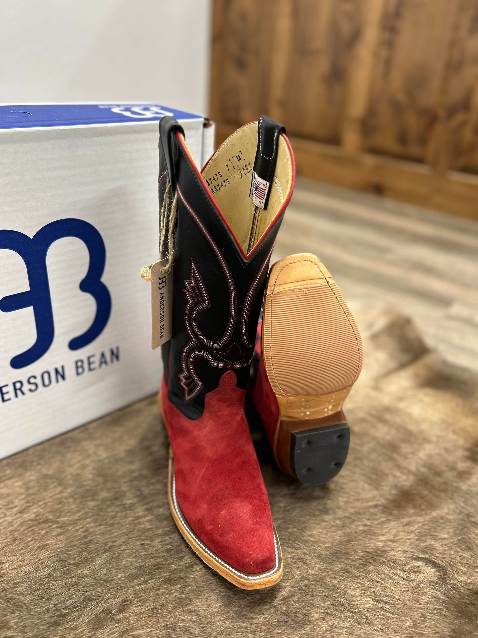 Anderson Bean Fire Bird Bacon & Black Glove Boots-Women's Boots-Anderson Bean-Lucky J Boots & More, Women's, Men's, & Kids Western Store Located in Carthage, MO