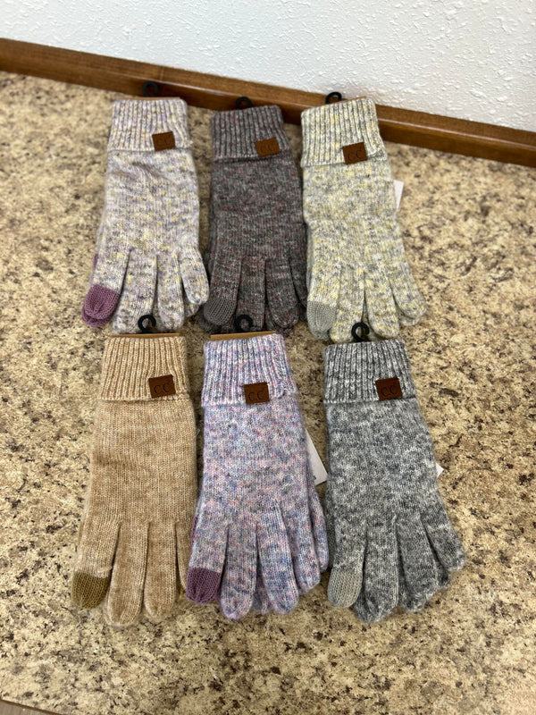 C.C Soft Ribbed Knit Glove-Gloves-C.C Beanies-Lucky J Boots & More, Women's, Men's, & Kids Western Store Located in Carthage, MO