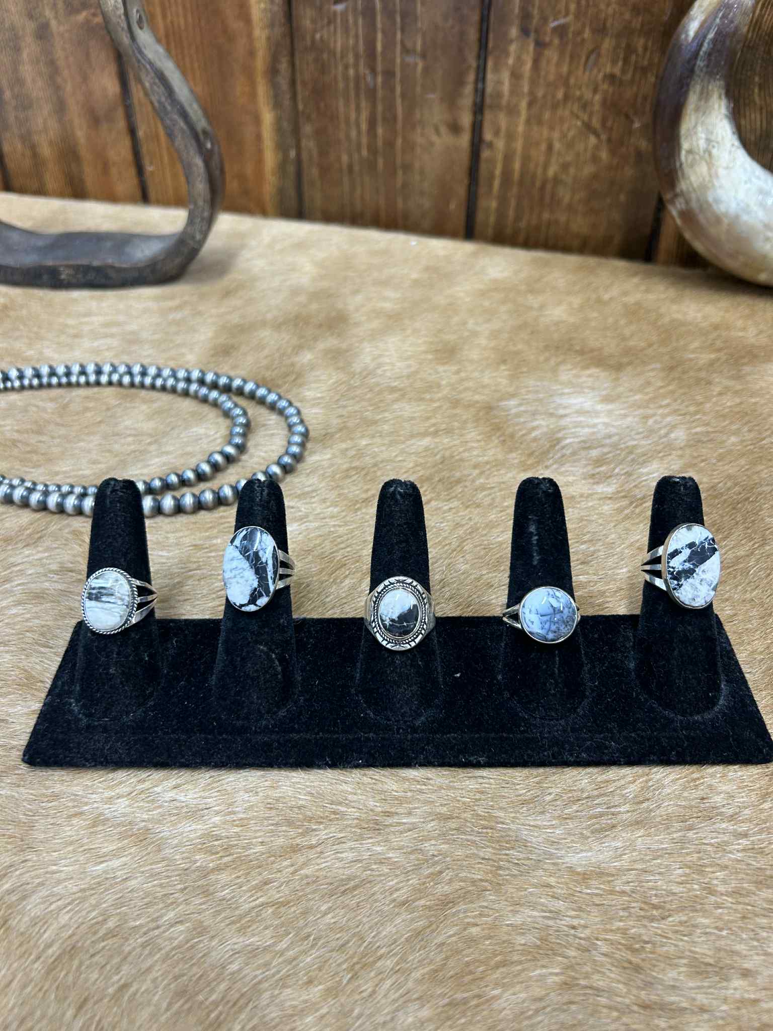 Thea Ring-Rings-LJ Turquoise-Lucky J Boots & More, Women's, Men's, & Kids Western Store Located in Carthage, MO