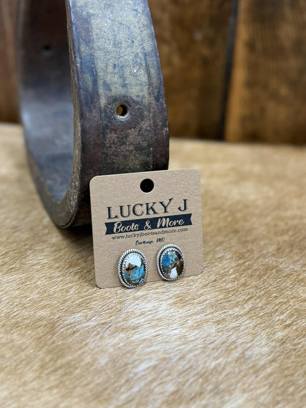 Cibyl Earrings-Earrings-LJ Turquoise-Lucky J Boots & More, Women's, Men's, & Kids Western Store Located in Carthage, MO