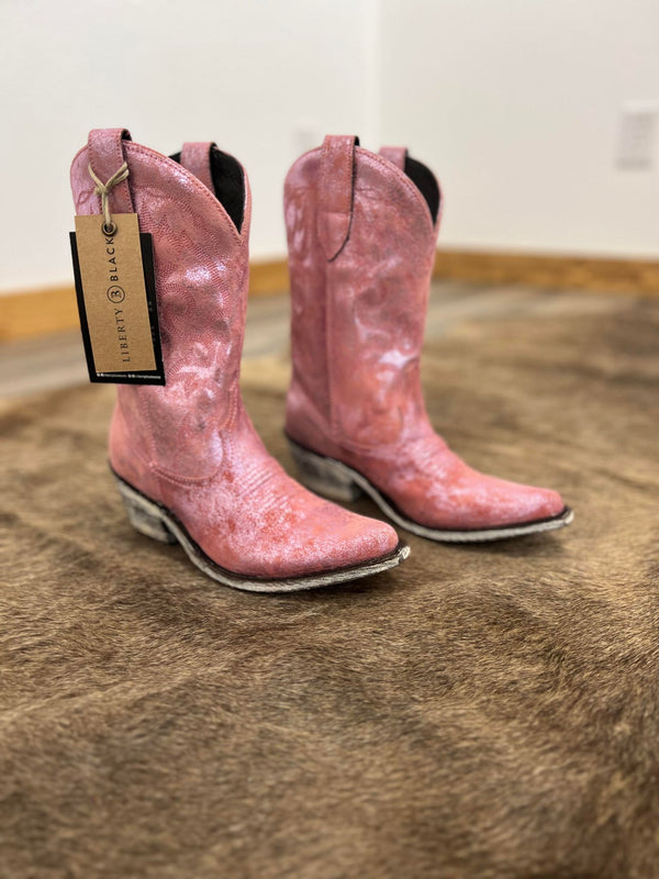 Liberty Black Sienna Boots in Rosa *FINAL SALE*-Women's Booties-Liberty Black-Lucky J Boots & More, Women's, Men's, & Kids Western Store Located in Carthage, MO