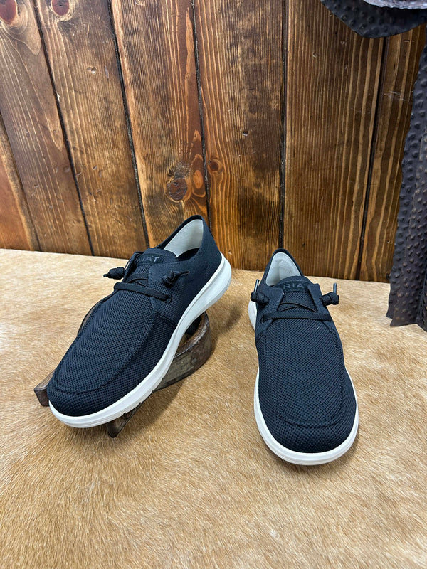 Ariat Men's Black Knit Hilo Shoe-Men's Casual Shoes-Ariat-Lucky J Boots & More, Women's, Men's, & Kids Western Store Located in Carthage, MO