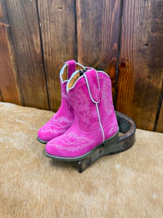 Ariat Lil Stomper, Pink Cowgirl Boots, Toddler Western Boots, Infant Pink Boots, Ariat Casanova Kids, Baby Cowboy Boots, Hot Pink Toddler Shoes