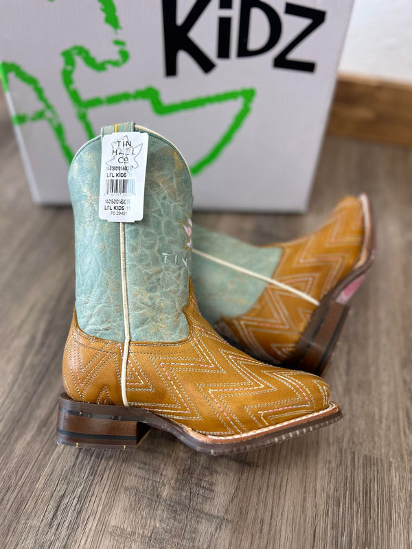 Tin Haul Kid's Dancette Boots-Kids Boots-Tin Haul-Lucky J Boots & More, Women's, Men's, & Kids Western Store Located in Carthage, MO