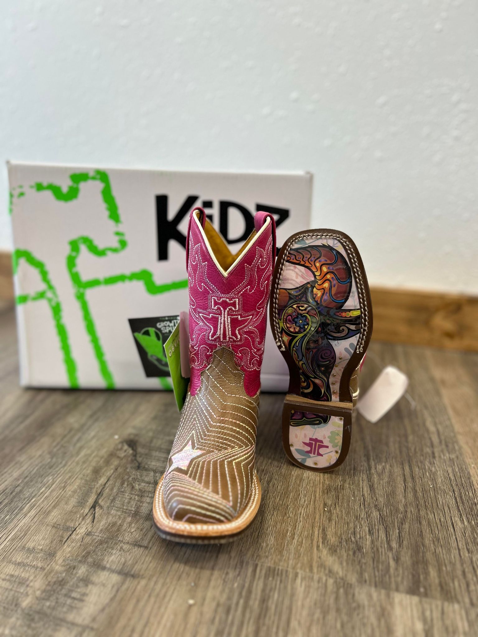 Kids Tin Haul Super Nova Boots-Kids Boots-Tin Haul-Lucky J Boots & More, Women's, Men's, & Kids Western Store Located in Carthage, MO