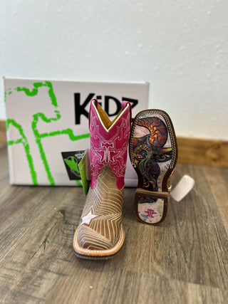 Youth Tin Haul Super Nova Boot-Kids Boots-Tin Haul-Lucky J Boots & More, Women's, Men's, & Kids Western Store Located in Carthage, MO
