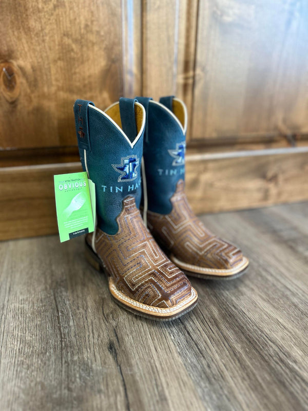 Tin Haul Kid's Maze Boots-Kids Boots-Tin Haul-Lucky J Boots & More, Women's, Men's, & Kids Western Store Located in Carthage, MO
