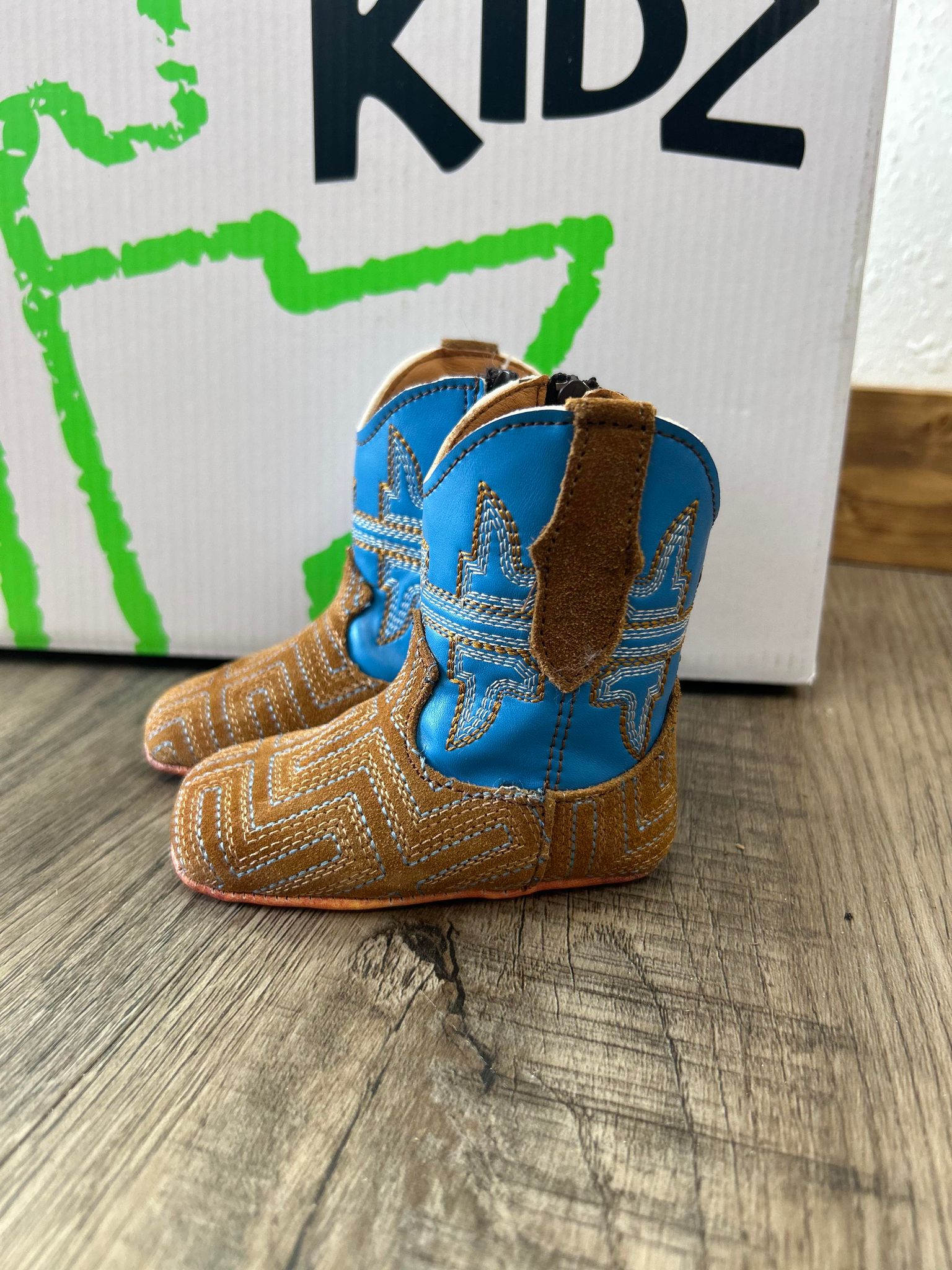 Tin Haul Infant Crawl Walk Rodeo Boots-Kids Boots-Tin Haul-Lucky J Boots & More, Women's, Men's, & Kids Western Store Located in Carthage, MO