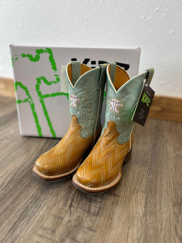 Tin Haul Kid's Dancette Boots-Kids Boots-Tin Haul-Lucky J Boots & More, Women's, Men's, & Kids Western Store Located in Carthage, MO