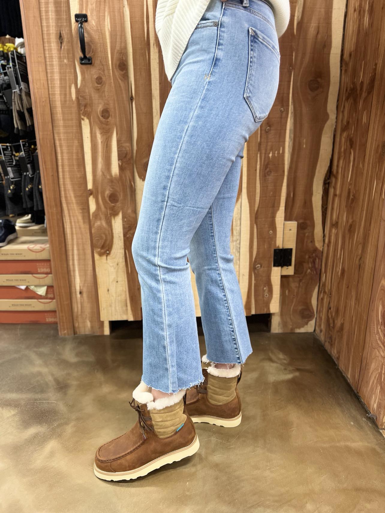 Hidden Hannah Cropped Flare Jeans-Women's Denim-HIDDEN-Lucky J Boots & More, Women's, Men's, & Kids Western Store Located in Carthage, MO