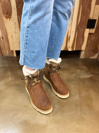 Womens Twisted X 6" Wedge Sole Boots Nutmeg-Women's Casual Shoes-Twisted X Boots-Lucky J Boots & More, Women's, Men's, & Kids Western Store Located in Carthage, MO