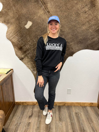 LJ Next Level Classic Fit Sweatshirt-Sweatshirts-The Dugout-Lucky J Boots & More, Women's, Men's, & Kids Western Store Located in Carthage, MO