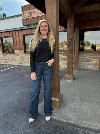 Women's Ariat Perfect Rise Maddie Trouser Jean-Women's Denim-Ariat-Lucky J Boots & More, Women's, Men's, & Kids Western Store Located in Carthage, MO