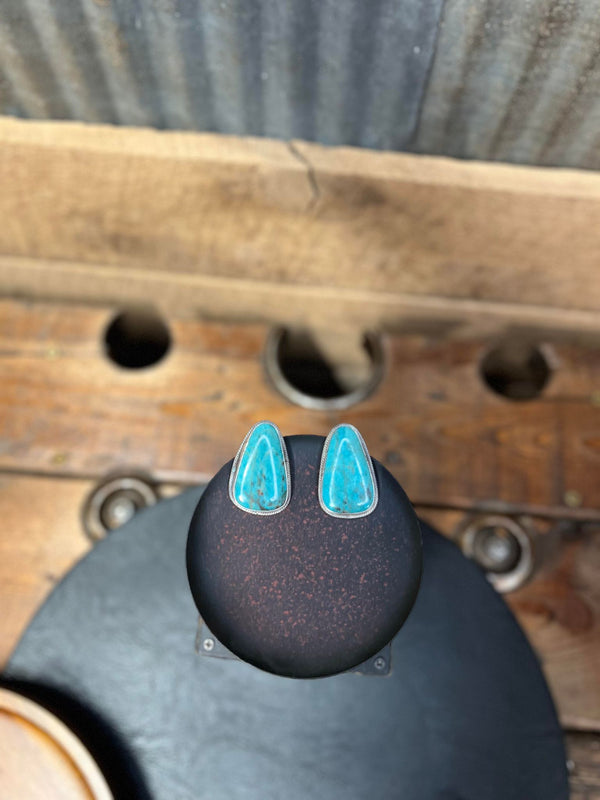 The Hollywood Earring-Earrings-LJ Turquoise-Lucky J Boots & More, Women's, Men's, & Kids Western Store Located in Carthage, MO