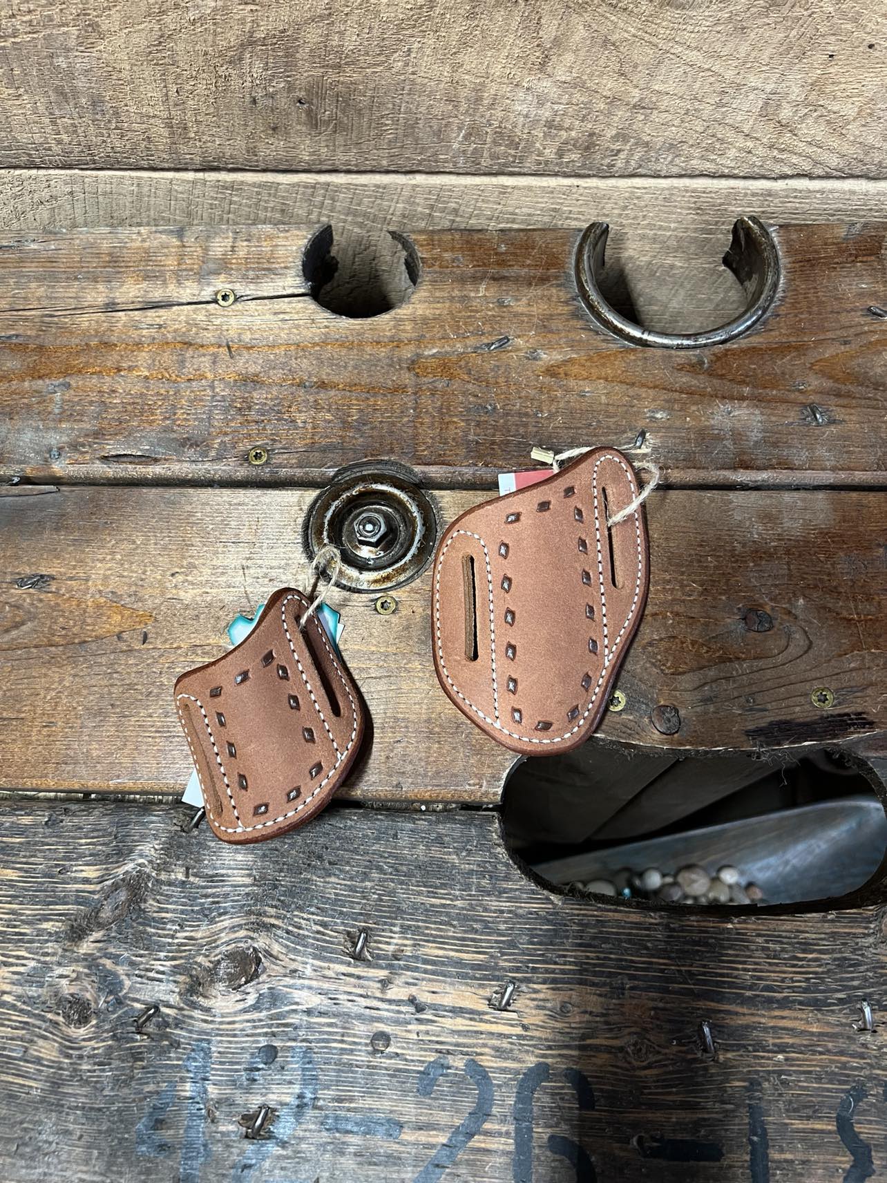 Knife Scabbord Angled Folding Knife KSCABAROBS-Knife Sheath-Equibrand-Lucky J Boots & More, Women's, Men's, & Kids Western Store Located in Carthage, MO