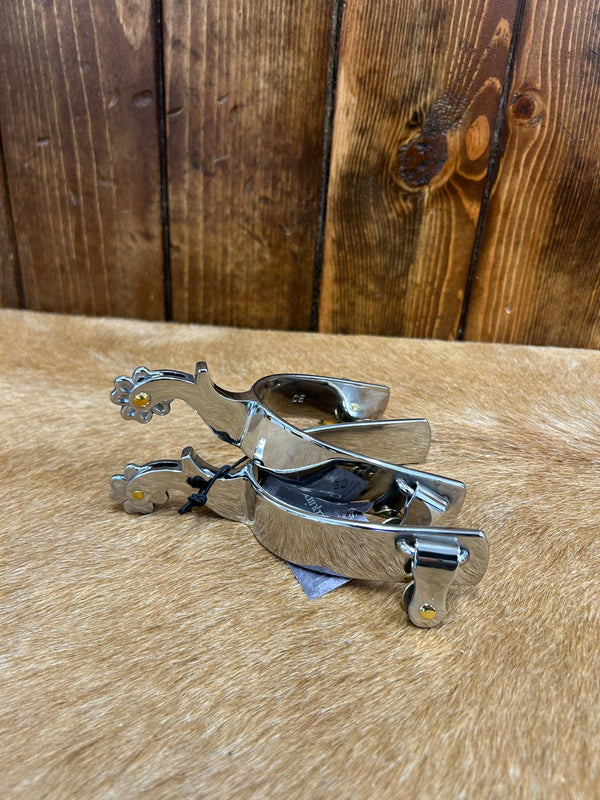 Equibrand SS Performance Series 1" Band Spur SPUR1MSSPS-Spurs-Equibrand-Lucky J Boots & More, Women's, Men's, & Kids Western Store Located in Carthage, MO