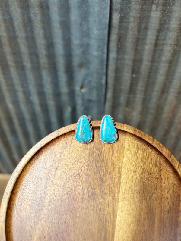 The Hollywood Earring-Earrings-LJ Turquoise-Lucky J Boots & More, Women's, Men's, & Kids Western Store Located in Carthage, MO