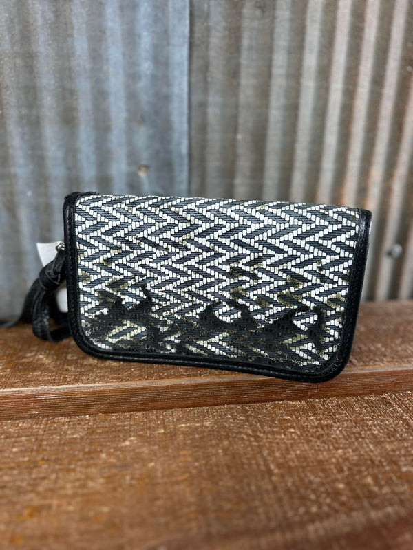 Double J Clutch Organizer - Cheveron Gold Water Snake CO161-Clutches-DOUBLE J SADDLERY-Lucky J Boots & More, Women's, Men's, & Kids Western Store Located in Carthage, MO