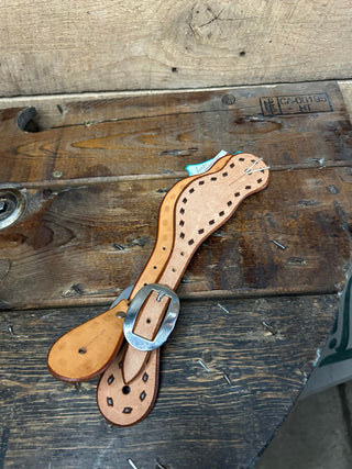 Alpine Spur Strap - SSRWNBS-Spur Straps-Equibrand-Lucky J Boots & More, Women's, Men's, & Kids Western Store Located in Carthage, MO