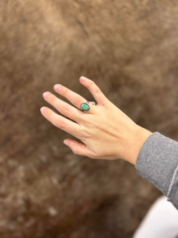 The Alice Ring Size 6 1/2-Rings-LJ Turquoise-Lucky J Boots & More, Women's, Men's, & Kids Western Store Located in Carthage, MO