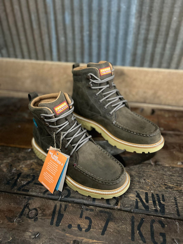 Twisted X Men's 6" Work Boot MXCW004-Men's Shoes-Twisted X Boots-Lucky J Boots & More, Women's, Men's, & Kids Western Store Located in Carthage, MO