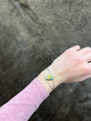 The Cody Cuff-Bracelets-LJ Turquoise-Lucky J Boots & More, Women's, Men's, & Kids Western Store Located in Carthage, MO