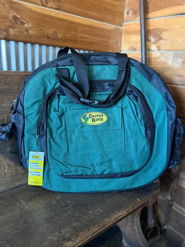 Cactus Choice Plus Rope Bag Green/Black-rope bag-Cactus Ropes-Lucky J Boots & More, Women's, Men's, & Kids Western Store Located in Carthage, MO