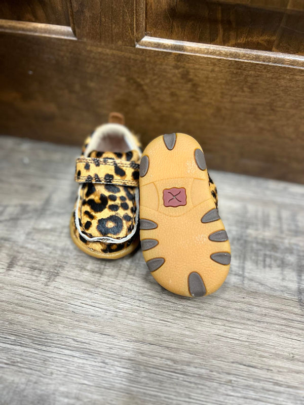 Twisted X Infant Driving Moc in Leopard-Kids Shoes-Twisted X Boots-Lucky J Boots & More, Women's, Men's, & Kids Western Store Located in Carthage, MO