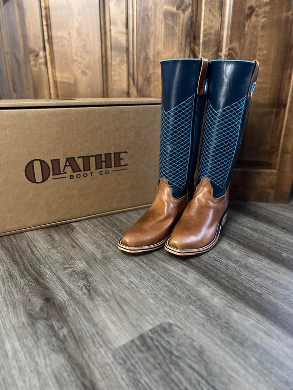 Men's Olathe Sunflower Galega Tall Top Boots-Men's Boots-Olathe-Lucky J Boots & More, Women's, Men's, & Kids Western Store Located in Carthage, MO