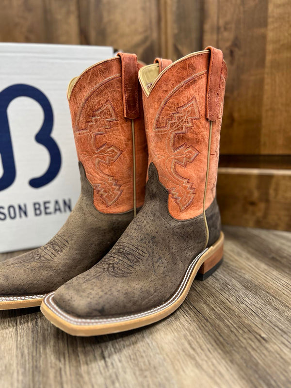 Men's Anderson Bean Charcoal Boar Boots-Men's Boots-Anderson Bean-Lucky J Boots & More, Women's, Men's, & Kids Western Store Located in Carthage, MO