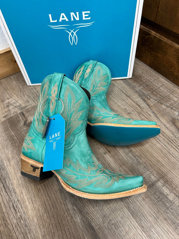﻿Lane Boots Taos Turquoise Lexington Bootie-Women's Booties-Lane Boots-Lucky J Boots & More, Women's, Men's, & Kids Western Store Located in Carthage, MO