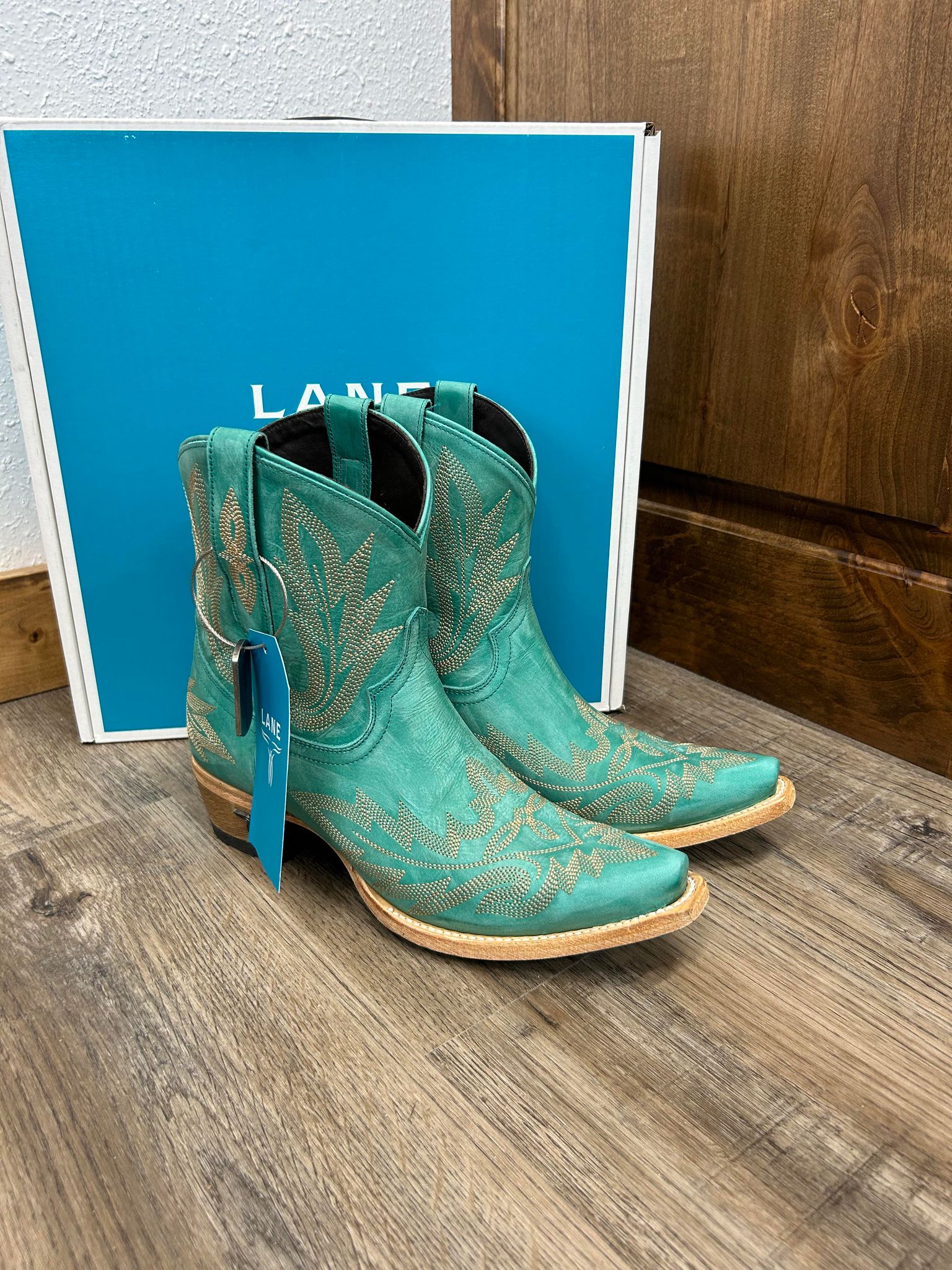 ﻿Lane Boots Taos Turquoise Lexington Bootie-Women's Booties-Lane Boots-Lucky J Boots & More, Women's, Men's, & Kids Western Store Located in Carthage, MO