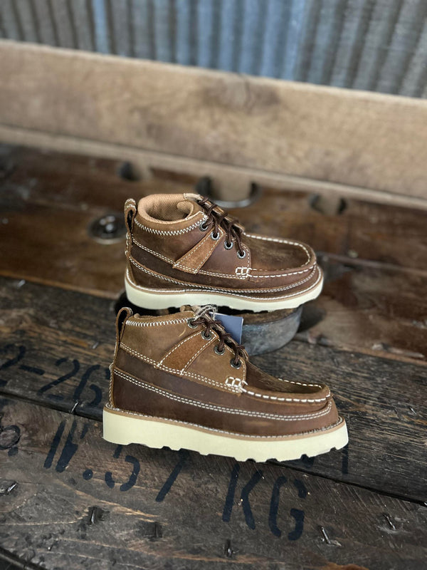 Twisted X Youth Oiled Saddle Shoes YCA0001-Kids Shoes-Twisted X Boots-Lucky J Boots & More, Women's, Men's, & Kids Western Store Located in Carthage, MO
