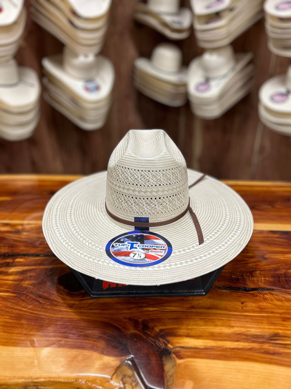 American TC8910 S-117 Straw Hat 4.5"Brim FZ-Straw Cowboy Hats-HatCo-Lucky J Boots & More, Women's, Men's, & Kids Western Store Located in Carthage, MO
