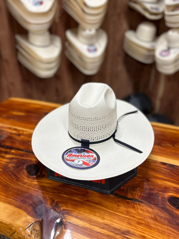 American Straw Hat 7400 S-Minn 4.5" FZ Brim-Straw Cowboy Hats-American Hat Co.-Lucky J Boots & More, Women's, Men's, & Kids Western Store Located in Carthage, MO