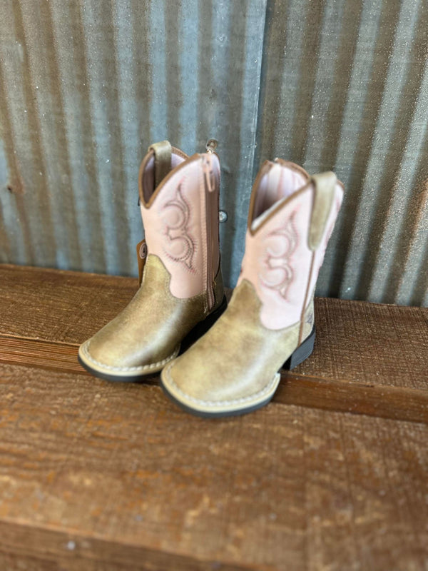 Twister Posy Toddler Boots-Kids Boots-M & F Western Products-Lucky J Boots & More, Women's, Men's, & Kids Western Store Located in Carthage, MO