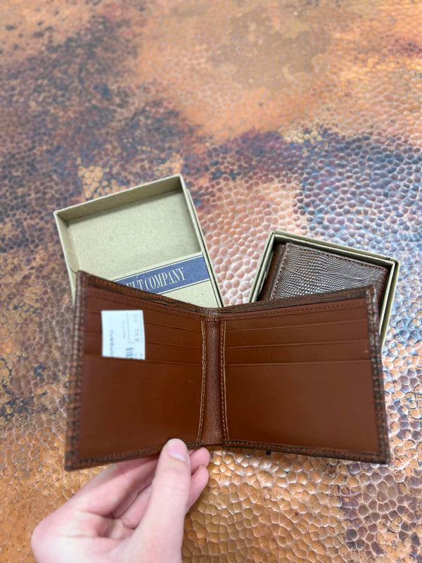 Ranger Lizard Leather Wallets-Wallets-WESTERN FASHION ACCESSORIES-Lucky J Boots & More, Women's, Men's, & Kids Western Store Located in Carthage, MO