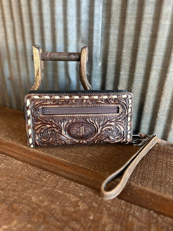 The Colbi Zipper Wallet-Wallets-DOUBLE J SADDLERY-Lucky J Boots & More, Women's, Men's, & Kids Western Store Located in Carthage, MO