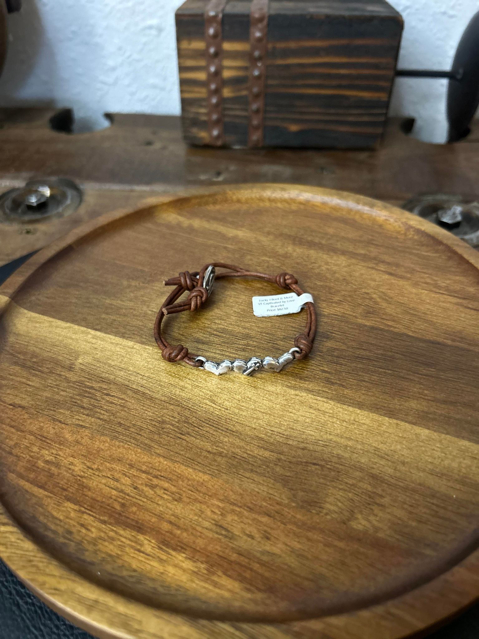 VF Captivated by Love Bracelet-Bracelets-Visible Faith-Lucky J Boots & More, Women's, Men's, & Kids Western Store Located in Carthage, MO