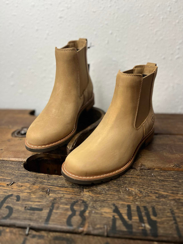 Womens Ariat Wexford Chelsea Boot in Natural Tan-Women's Booties-Ariat-Lucky J Boots & More, Women's, Men's, & Kids Western Store Located in Carthage, MO