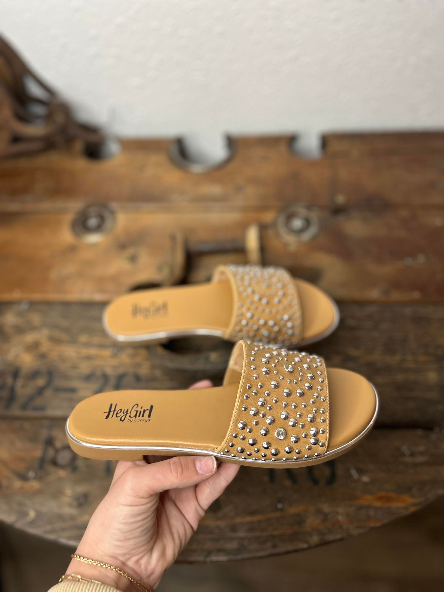 Corkys Bail Money Sandals in Caramel-Sandals-Corkys Footwear-Lucky J Boots & More, Women's, Men's, & Kids Western Store Located in Carthage, MO