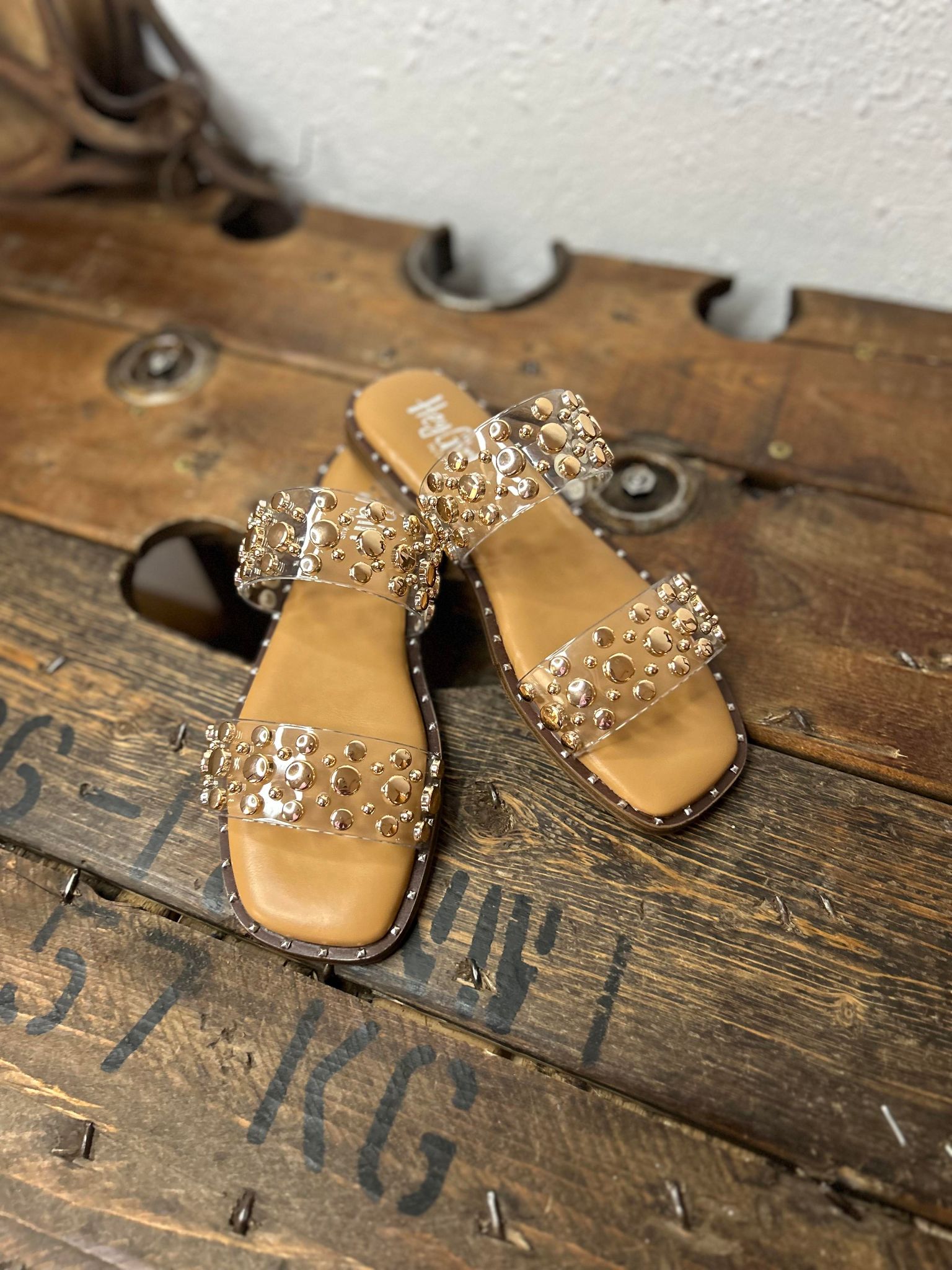 Corkys Magnet Sandals in Clear-Sandals-Corkys Footwear-Lucky J Boots & More, Women's, Men's, & Kids Western Store Located in Carthage, MO